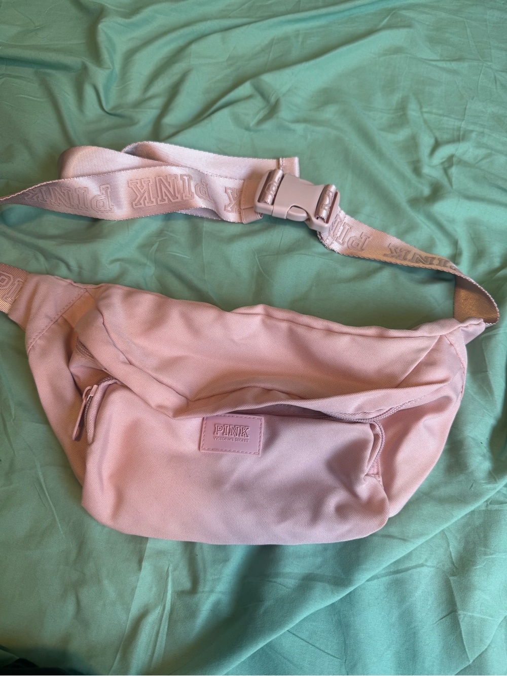 PINK Victoria's Secret Light Pink Crossbody Waist Bag